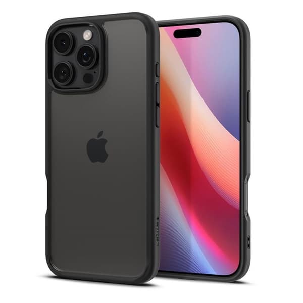 Spigen Mobilskal till iPhone 16 Pro Ultra Hybrid - Matt Svart Svart