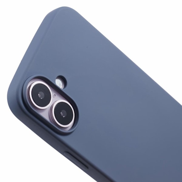 X-LEVEL Mobilskal till iPhone 16 Plus Smooth Soft TPU Liquid Silicone Grå
