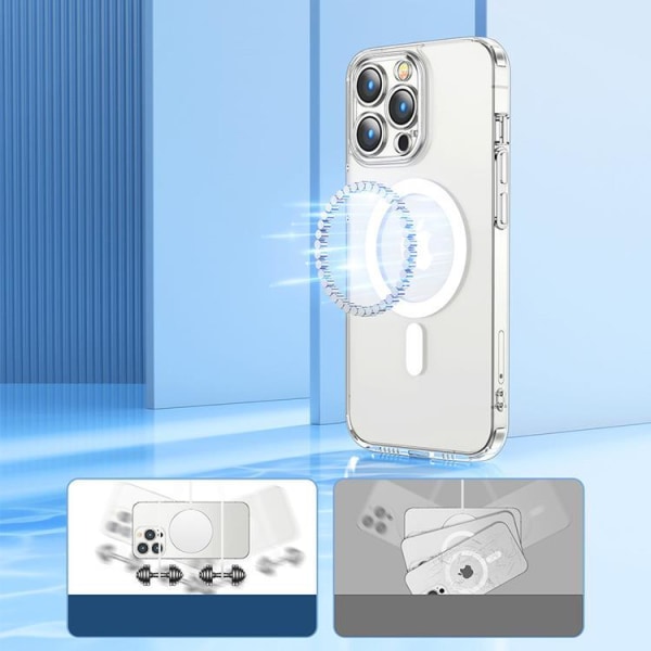 Joyroom iPhone 14 Pro Cover 14D MagSafe Magnetic - Gennemsigtig