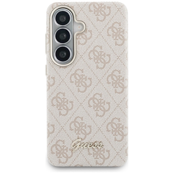 Guess Mobilskal För Galaxy S26 MagSafe 4G Script - Rosa Rosa