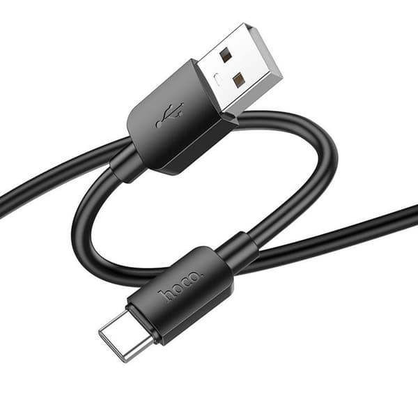 Hoco USB-C till USB-A kabel 1m 100W - Svart Black