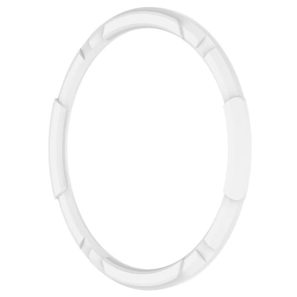 Galaxy Watch 6 Classic (47mm) Skal TPU med Bezel Ring - Vit Vit