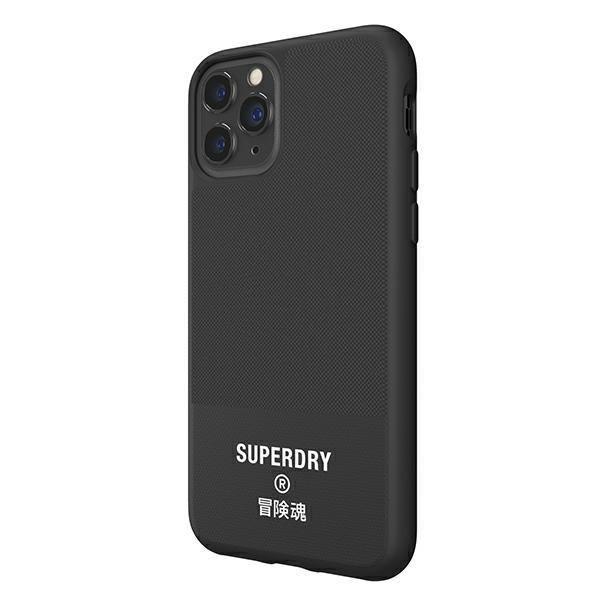Superdry valettu kanvaskuori iPhone 11 Prolle - musta