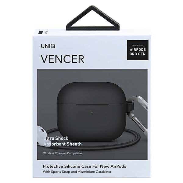 UNIQ Vencer Skal Apple Airpods 3 - Mörkgrå grå