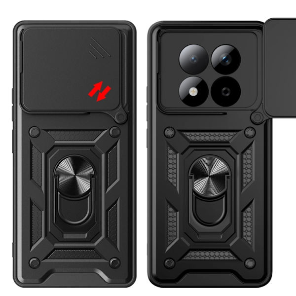 Tech-Protect Mobilskal För Xiaomi Redmi Note 15 Pro Camshield Pro Svart