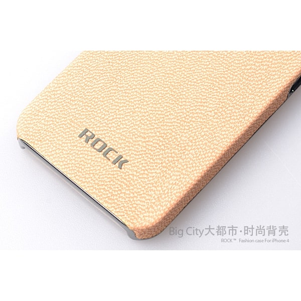 Rock iPhone4/4S BigCity back shell + Skärmskydd (Lila)