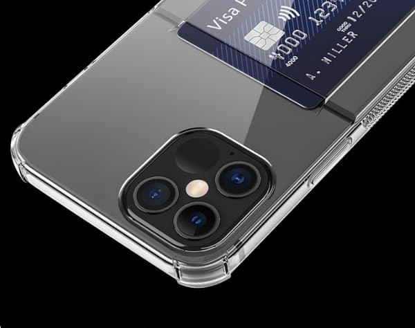 Flexicase Skal med Kortplats iPhone 13 Pro - Svart Svart