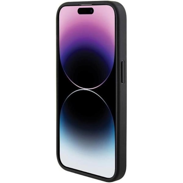 Guess Mobilskal till iPhone 15 Pro Max Grip Stand Triangle Strass Black
