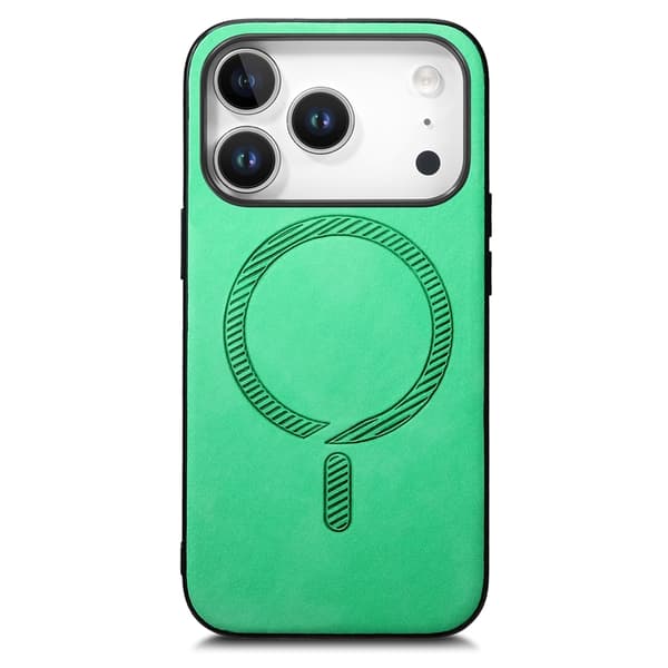 Mobilskal till iPhone 17 Pro Max MagSafe Skin-touch - Grön Grön