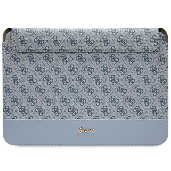 Guess Datorfodral 14" Stripe Metall Logo - Blå