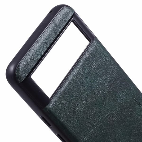 X-LEVEL Bojue-3 Mobilskal till Google Pixel 8 Pro PU Läder - Grön