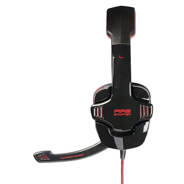 HAMA PC Headset för Gaming Fire Starter 2m - Svart Lång Kabel