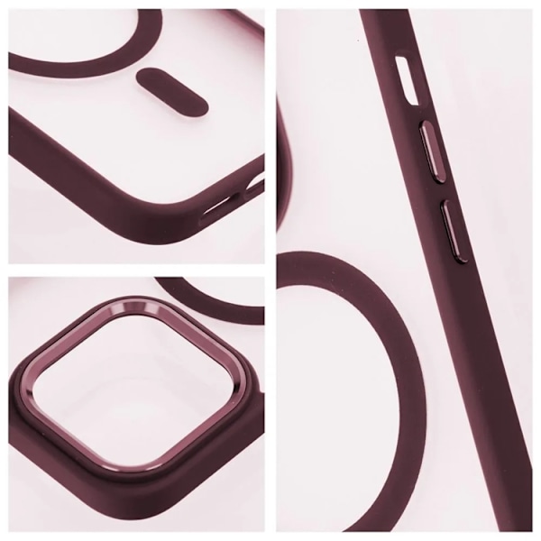 iPhone 15 Pro Mobilskal Magsafe Matte - Röd
