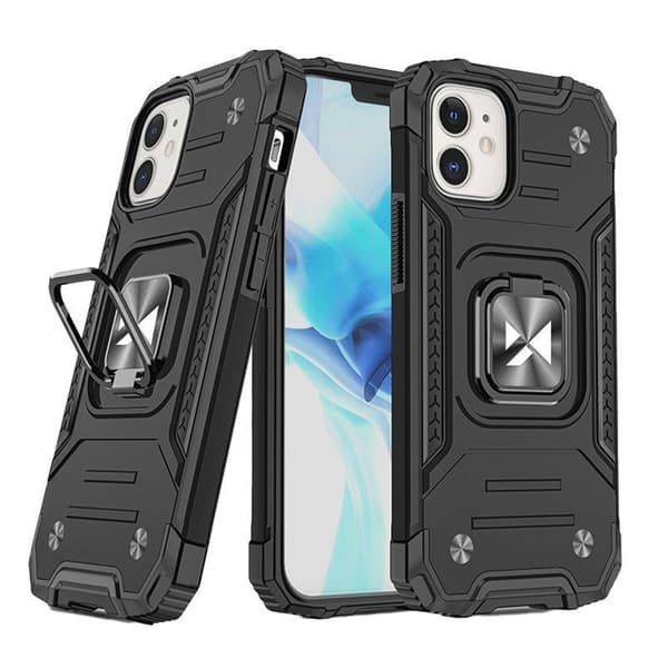 Wozinsky iPhone 14 Plus Skal Ring Armor - Sort Svart