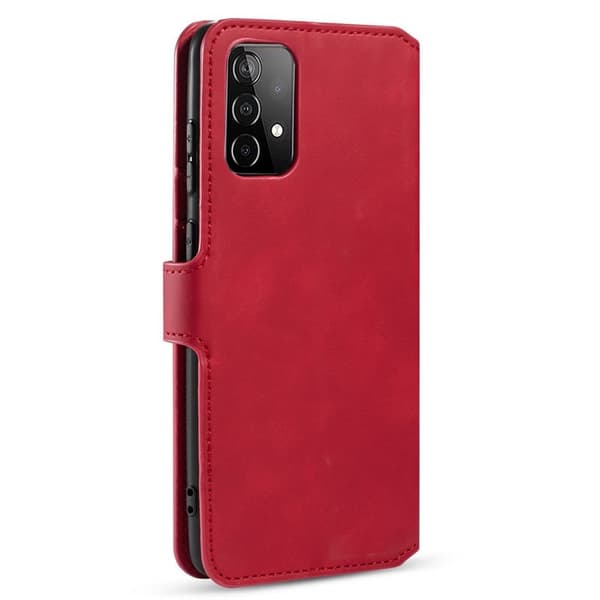 DG.MING Retro Mobilskal för Samsung Galaxy A52/A52s 5G - Röd