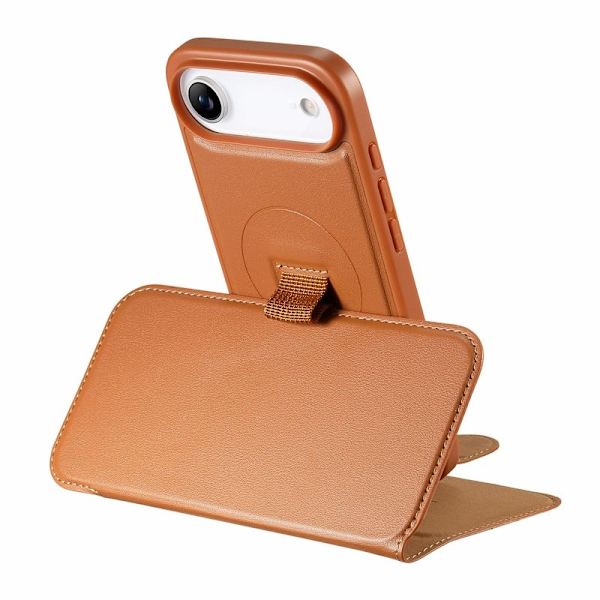 CASENEO iPhone Air Plånboksfodral RFID Blocking Konstläder - Brun
