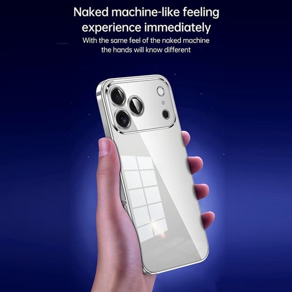 SULADA Mobilskal till iPhone 17 Pro Ultra Thin Electroplated - Svart Svart