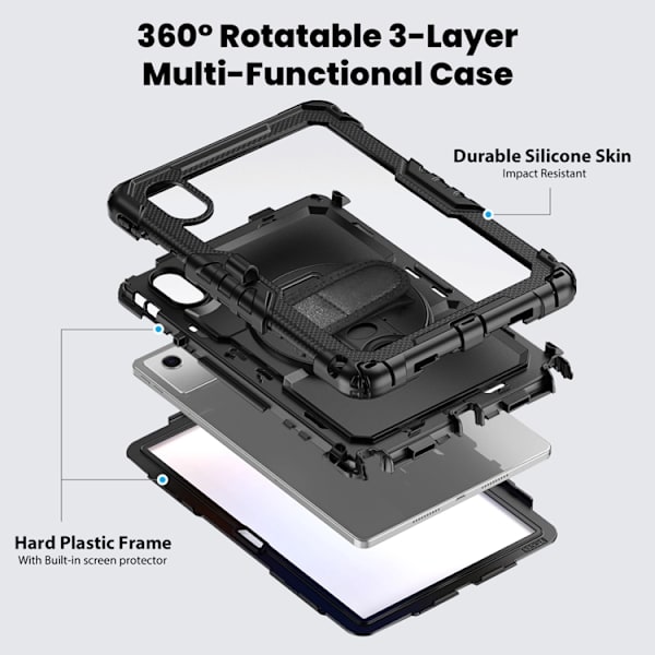 Tech-Protect Lenovo Idea Tab 11.0 Skal Solid - Svart Svart