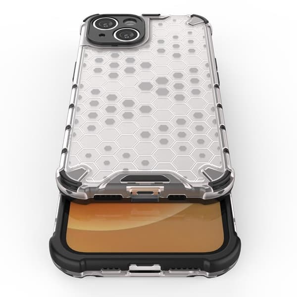 iPhone 14 Plus Skal Honeycomb Armored Hybrid - Sininen Blå