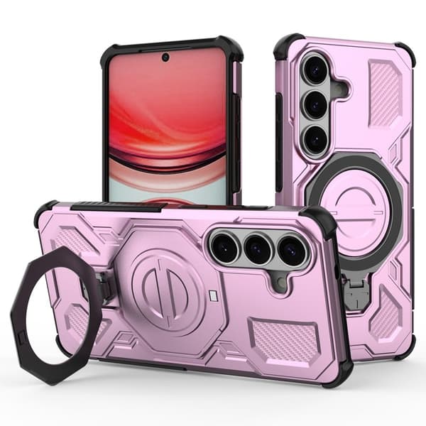 Mobilskal till Samsung Galaxy S26/S26 Pro Shockproof PC + TPU - Rosa Rosa