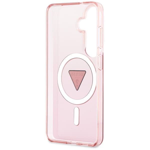 Guess Mobilskal För Galaxy S26 MagSafe IML Gradient Triangle - Rosa Rosa