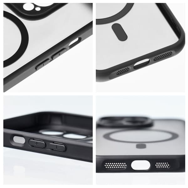 Telefontaske til iPhone 16 Pro MagSafe Matt - Sort Black