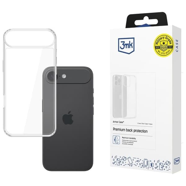 3MK Telefontaske til iPhone Air Armor - Gennemsigtig Transparent