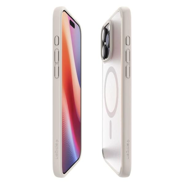 Spigen Mobilskal till iPhone 16 Pro Max MagSafe Ultra Hybrid - Frost Titanium Grå