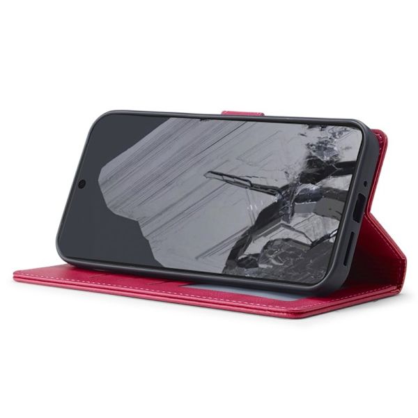 LC.IMEEKE Google Pixel 9 Pro Plånboksfodral Shockproof Konstläder - Rosa