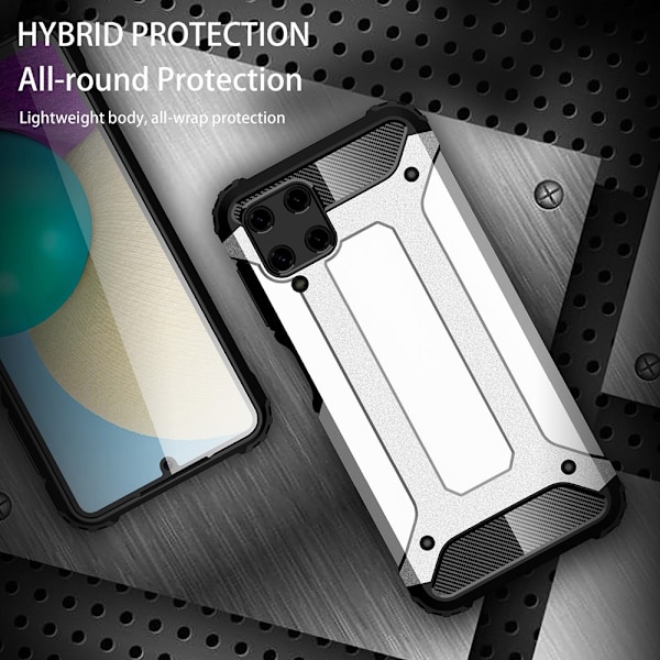 Tough Armor Mobilskal Galaxy A22 4G - Silver Silver