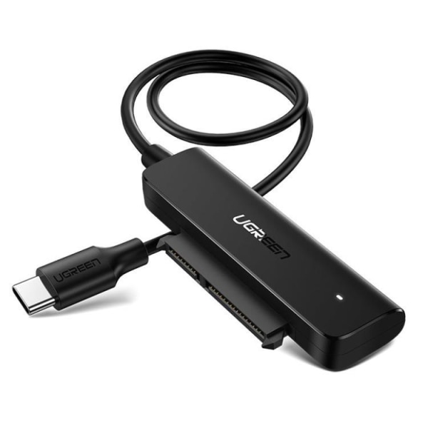 Ugreen Adapter 2,5" SATA III HDD SSD USB-C 3.2 - musta