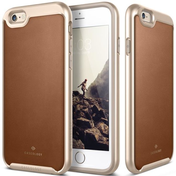 Caseology Envoy -kotelo Apple iPhone 6(S) Plus -laitteelle - ruskea Brown