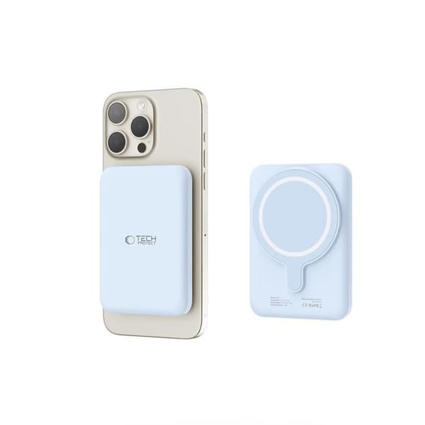 Tech-Protect PB10 Lifemag Magsafe Powerbank 5000mah - Blå Blå