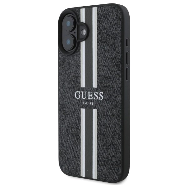 Guess Mobilskal till iPhone 16 MagSafe 4G Printed Stripes