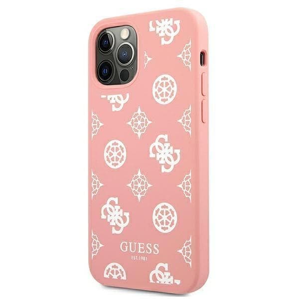 Guess Peony Collection Skal iPhone 12 Pro Max - Pinkki Pink
