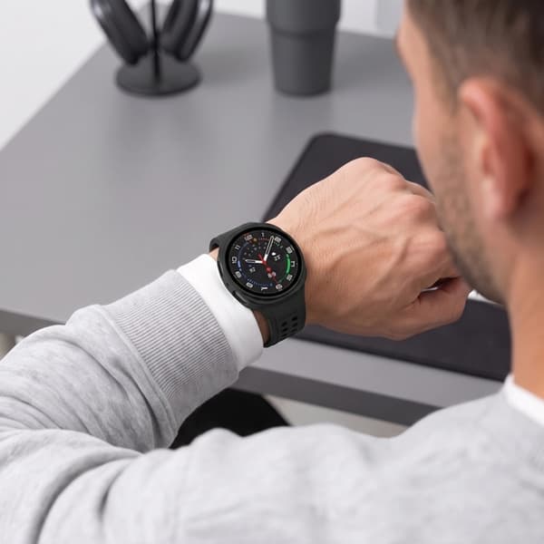 [2-Pack] Tech-Protect Skal För Galaxy Watch 8/9 (44mm) Defense - Svart/Clear