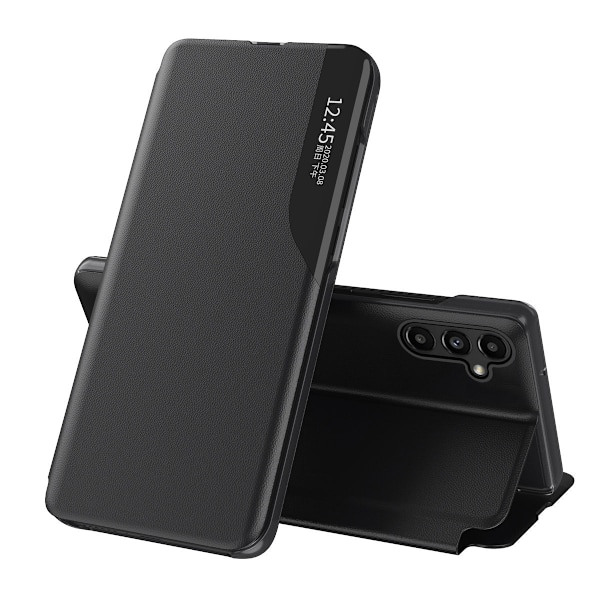 Eco Læder View Cover Galaxy A14 5G - Sort Black
