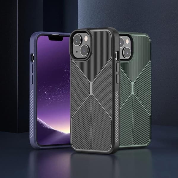 iPhone 14 Pro Max Cover X Design - Sort Black