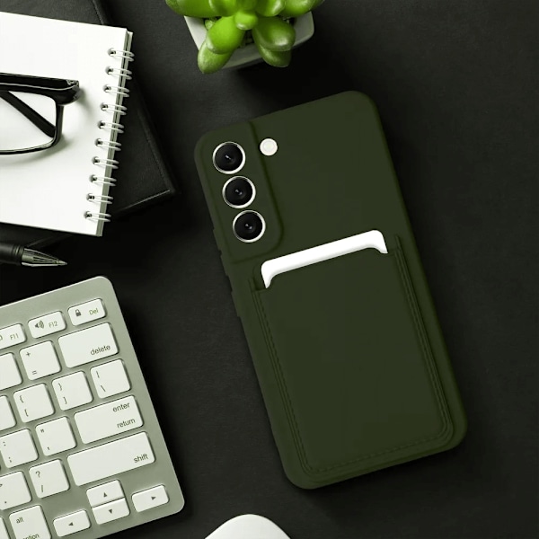 Galaxy A15 Korthållare Mobilskal - Grön