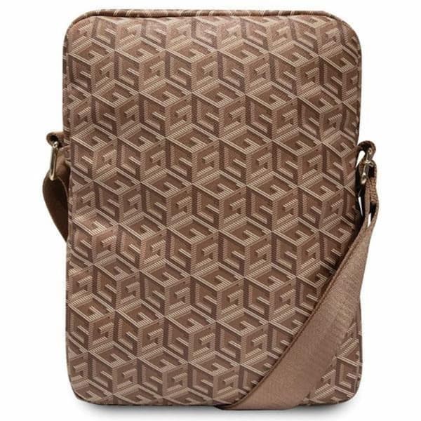 Guess Tabletetui 10" gCube Stripe - Brun Brun