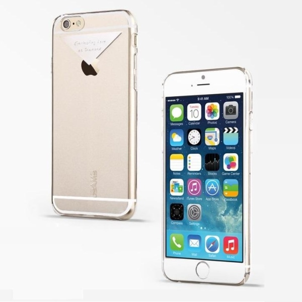 Usamsin takakuori Apple iPhone 6 / 6S:lle - hopea Silver