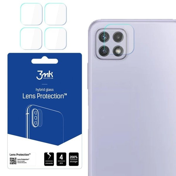 3MK Galaxy A22 4G    Kameralinskydd Transparent