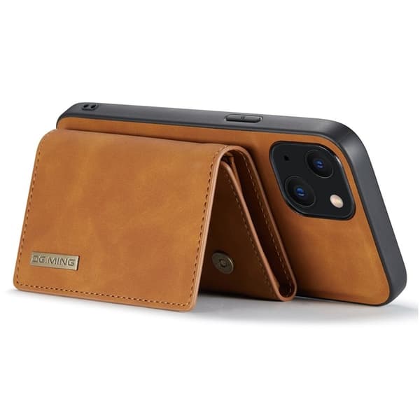 DG.MING M1 Series Mobilskal till iPhone 14 2-i-1 Magnetiskt Brun