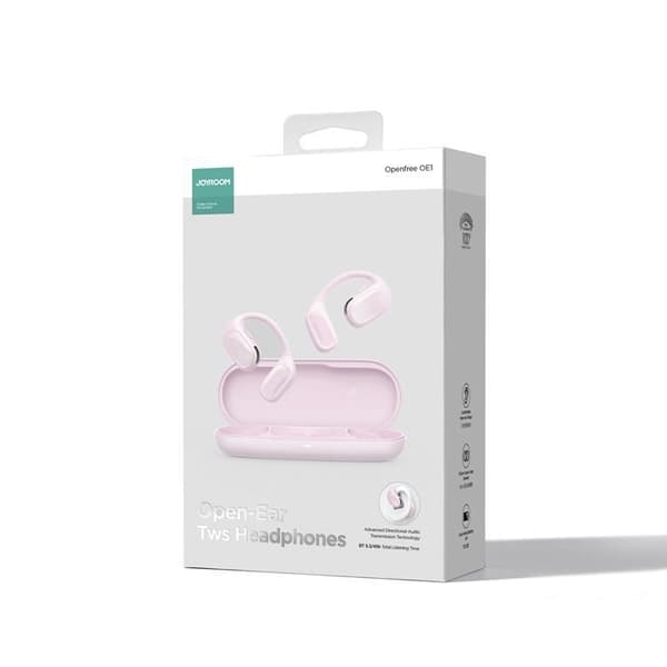 Joyroom Openfree Trådlösa On-Ear Hörlurar - Rosa Rosa