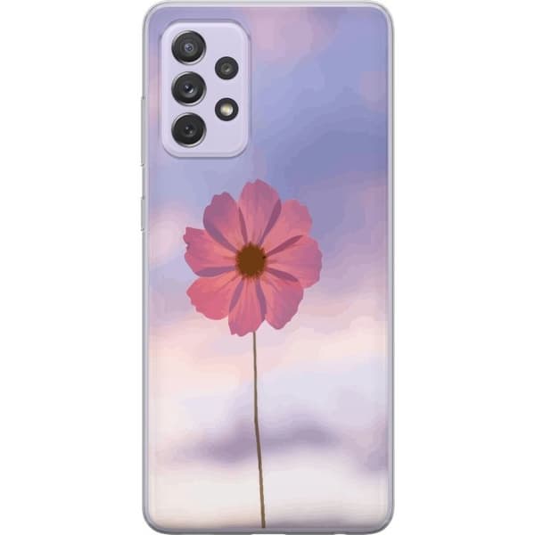 Mobilskal till Samsung Galaxy A52s 5G med Rosa blomma