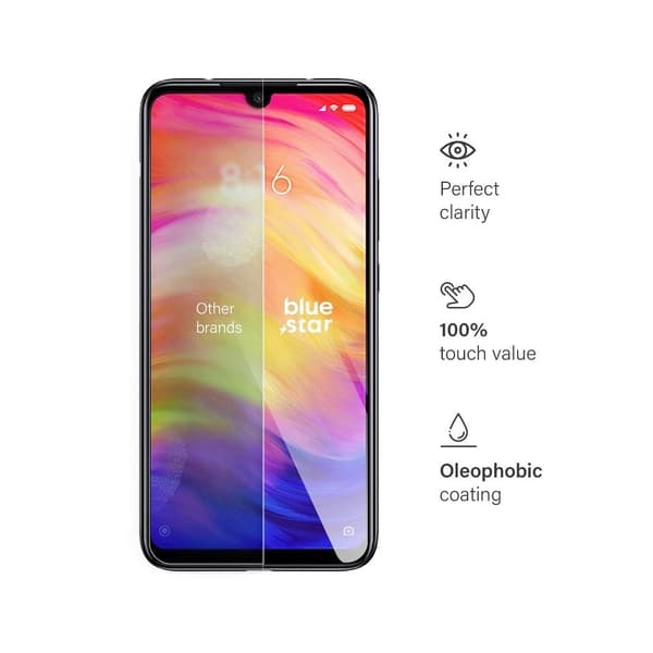 Blue Star Xiaomi Redmi Note 7 Karkaistu lasinen näytönsuoja