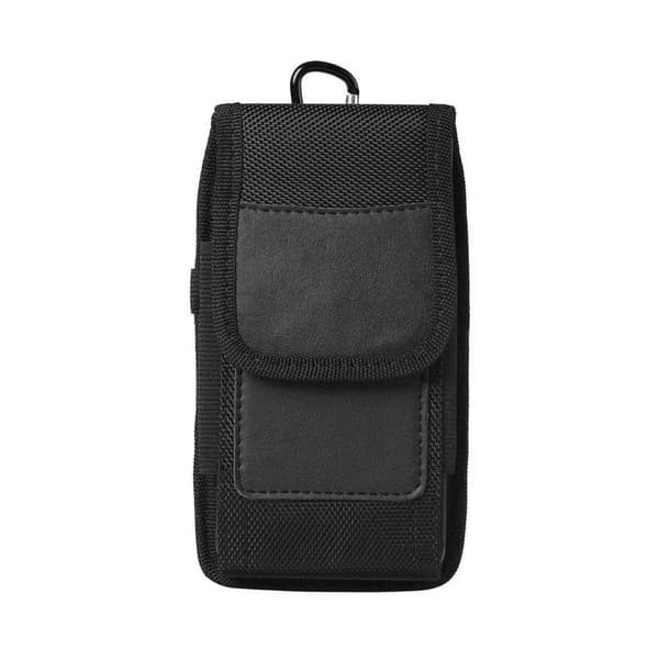 Halsbåndsetui Universal Etui Oxford Nylon - Sort Black