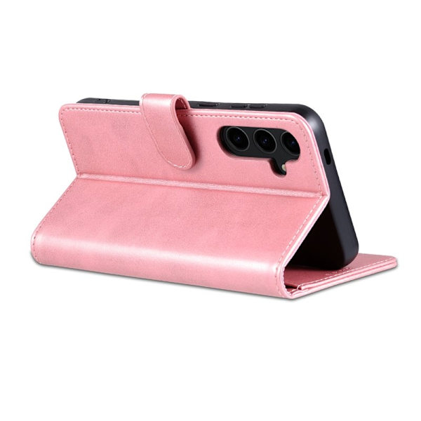 AZNS Samsung Galaxy S24 FE Plånboksfodral Konstläder - Roséguld
