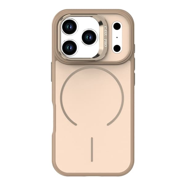 Mobilskal till iPhone 17 Pro MagSafe Skin-Touch Kickstand - Guld Guld