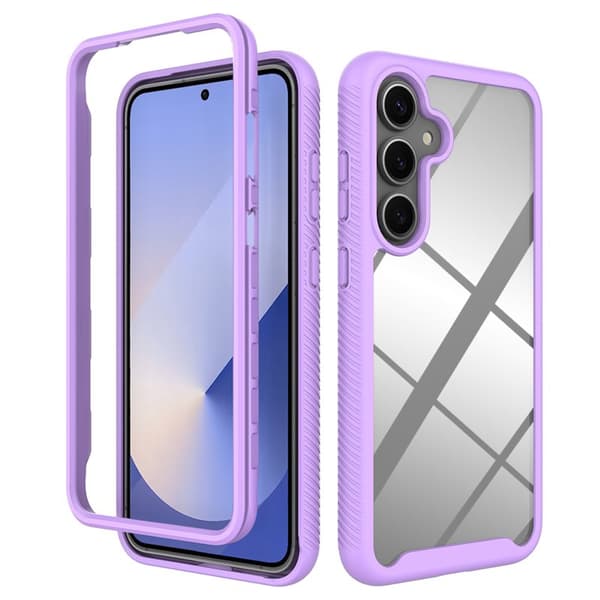 Mobilskal för Samsung Galaxy S26 Stöttålig 2 i 1 PC + TPU - Lila